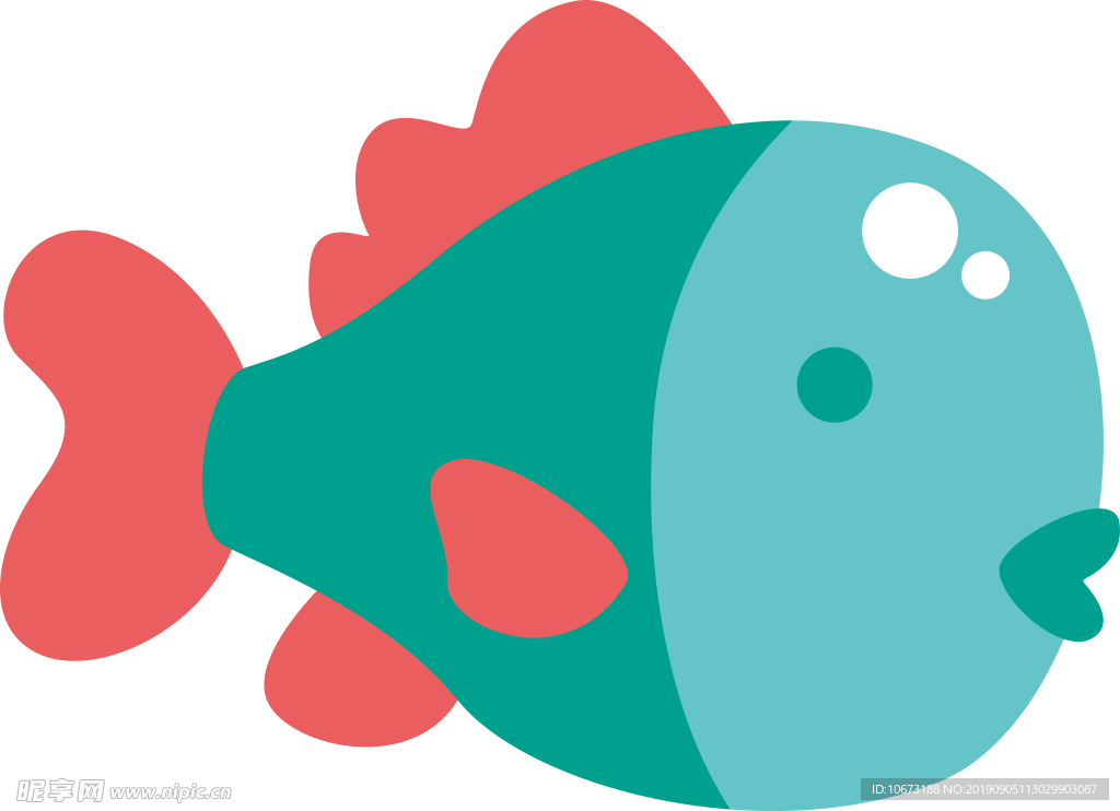 卡通海洋生物