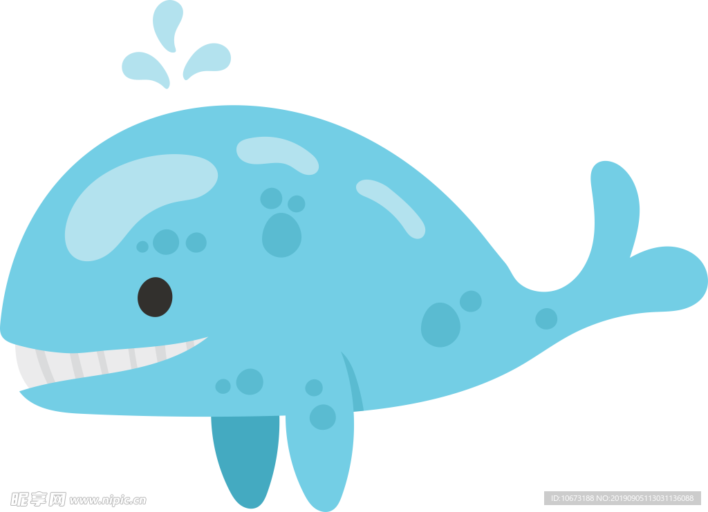 卡通海洋生物