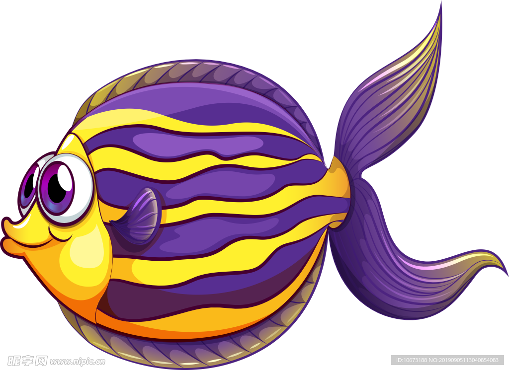 卡通海洋生物