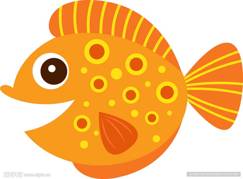 卡通海洋生物