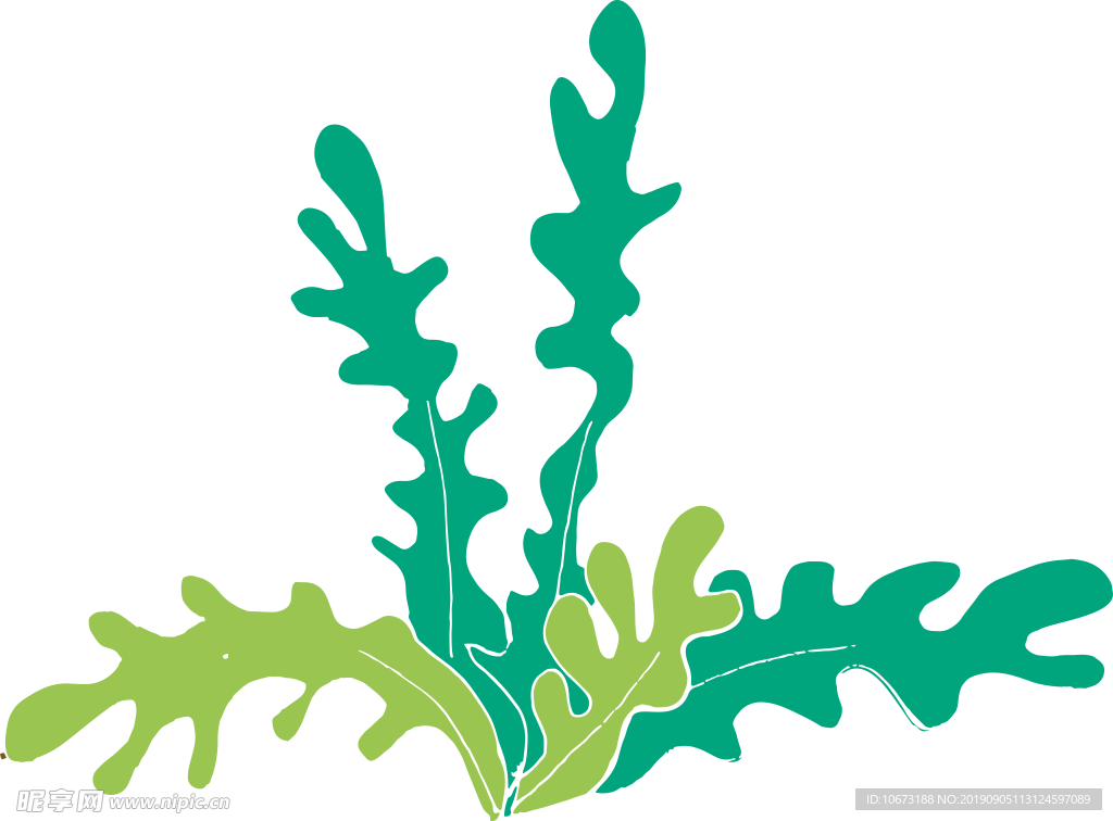 卡通海洋生物