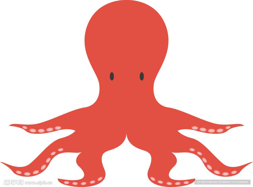 卡通海洋生物