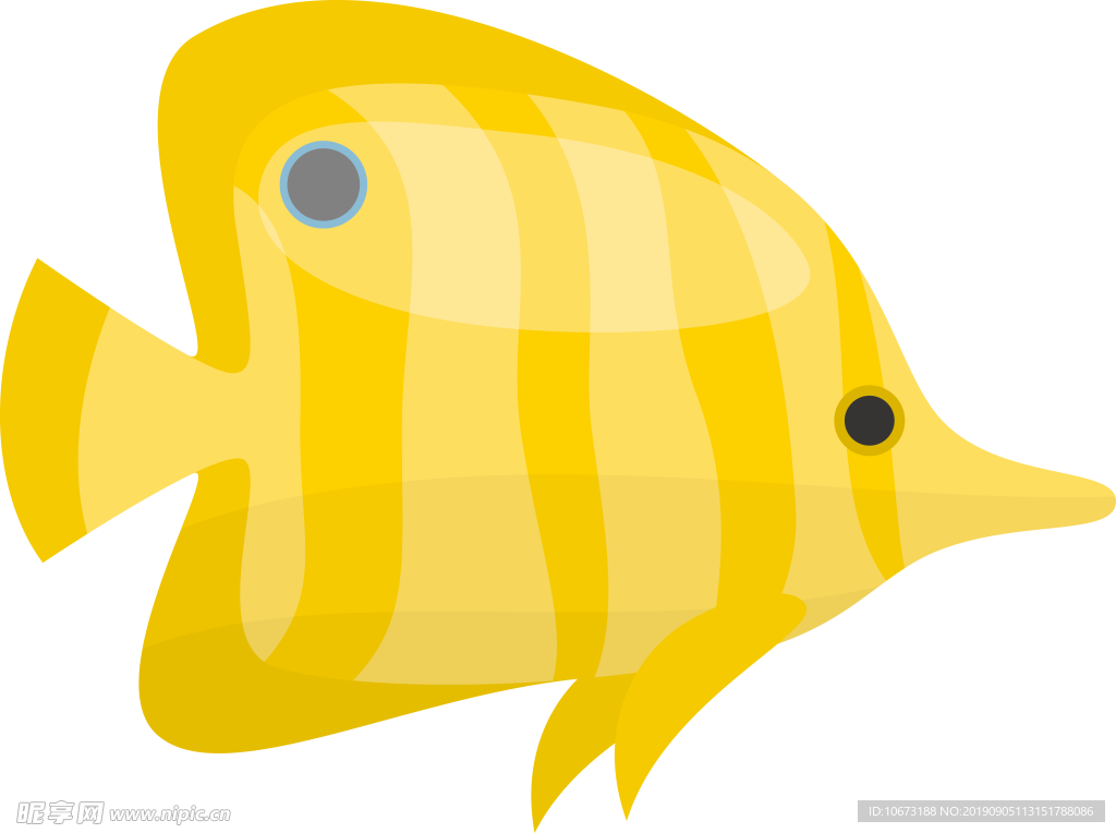 卡通海洋生物