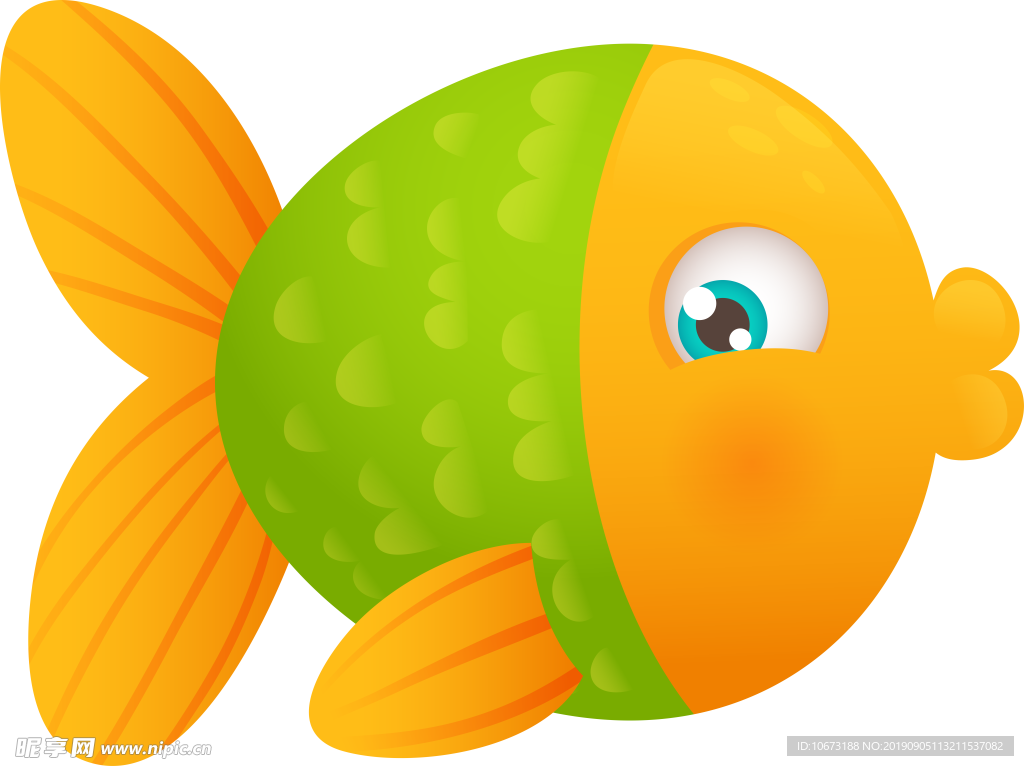 卡通海洋生物