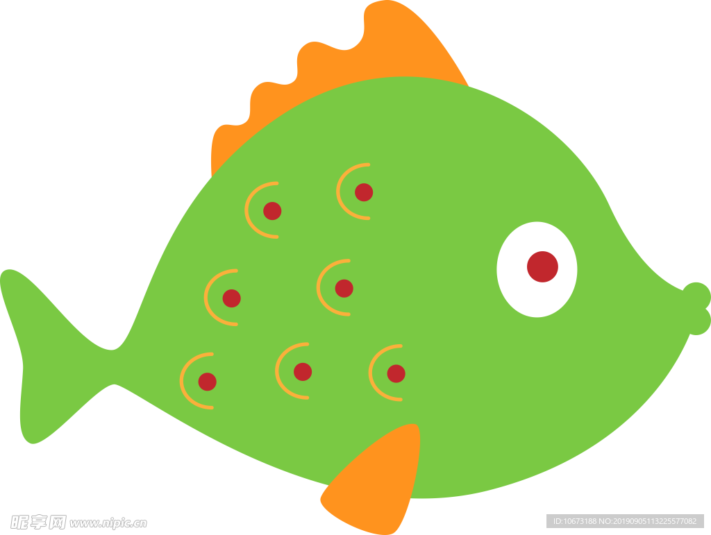 卡通海洋生物