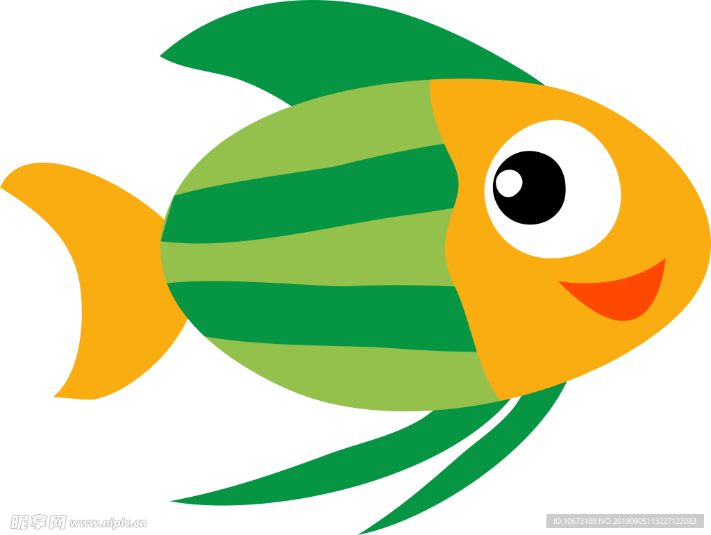 卡通海洋生物