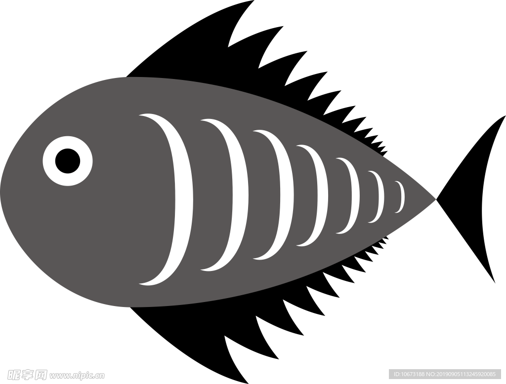 卡通海洋生物