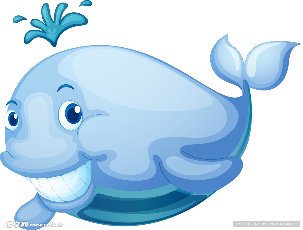 卡通海洋生物