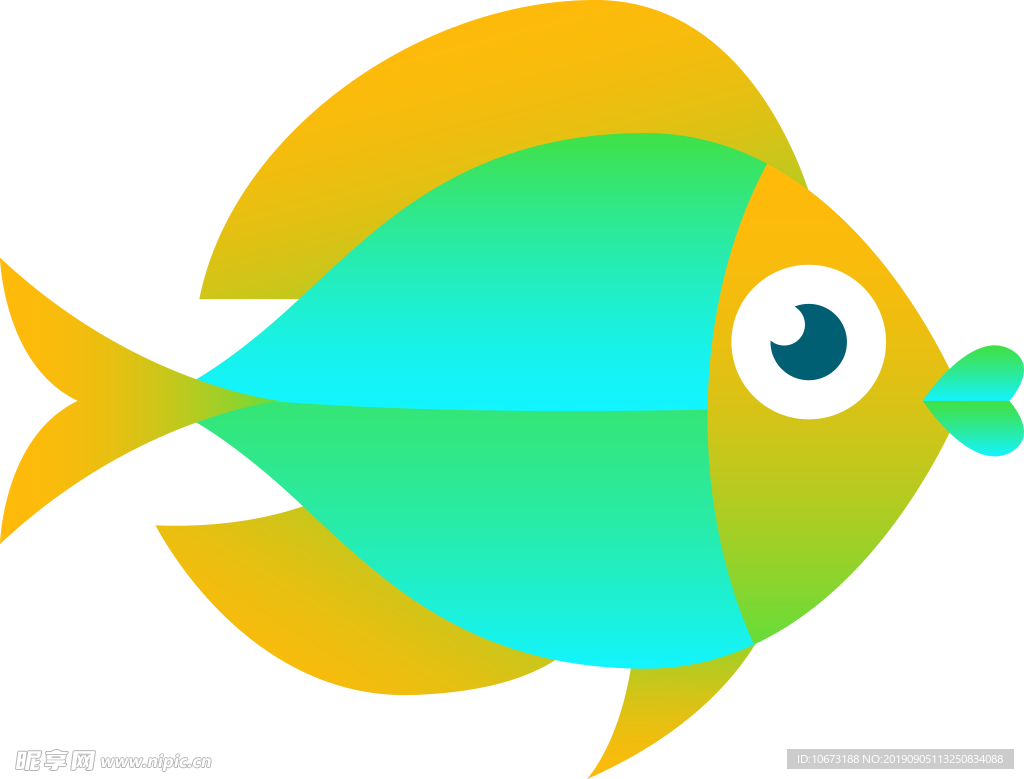 卡通海洋生物