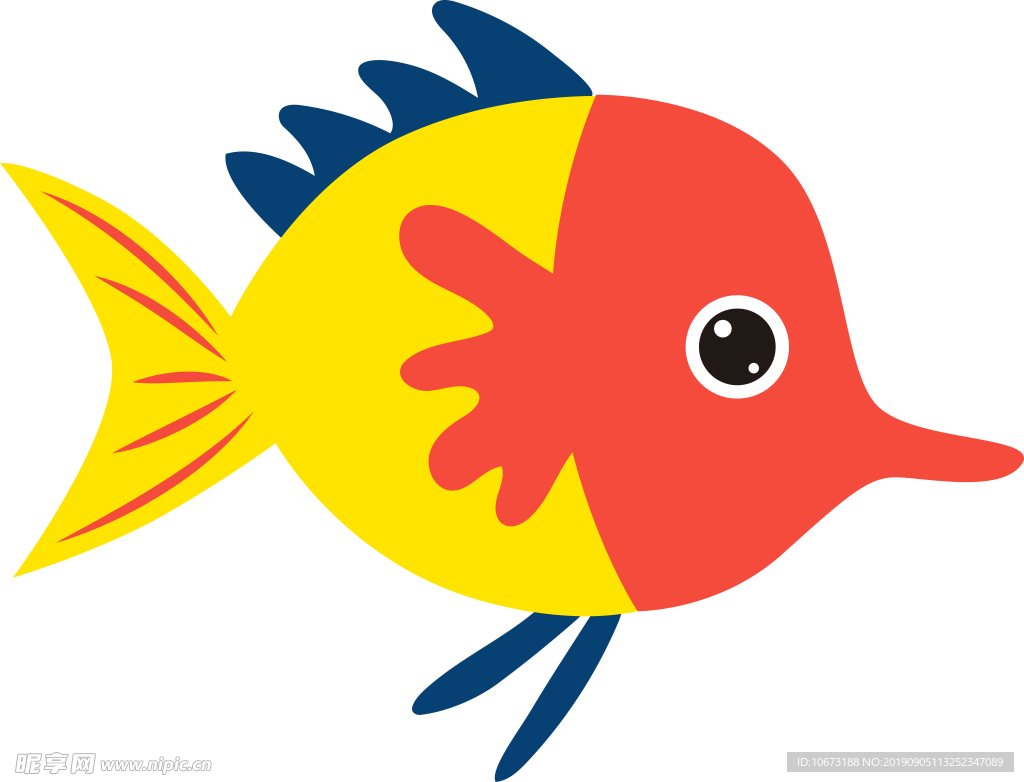 卡通海洋生物