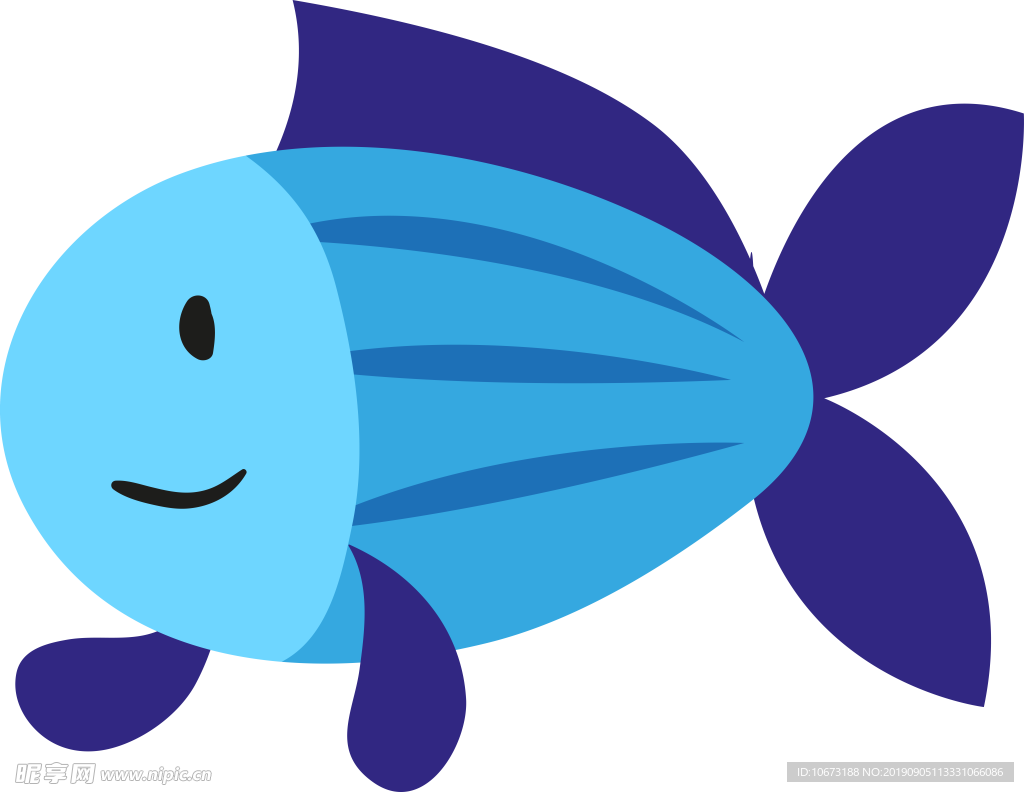 卡通海洋生物