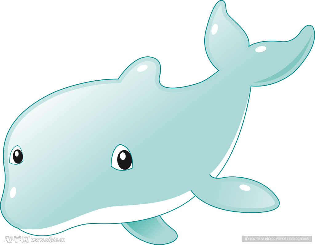 卡通海洋生物