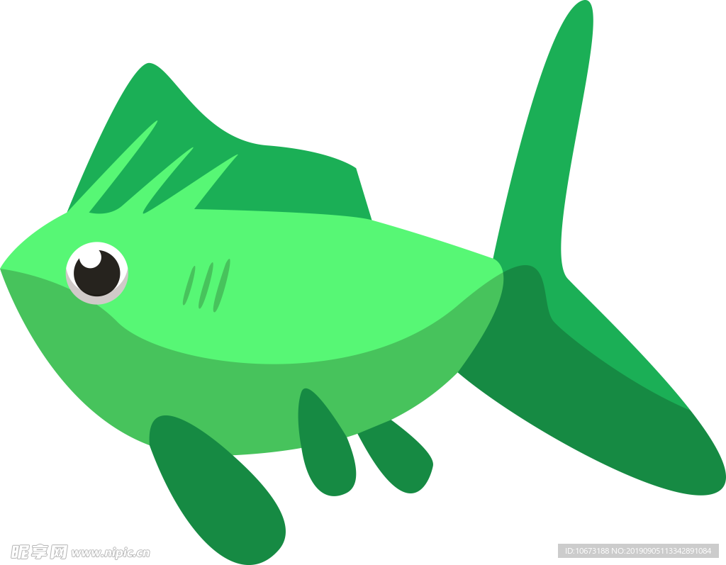 卡通海洋生物