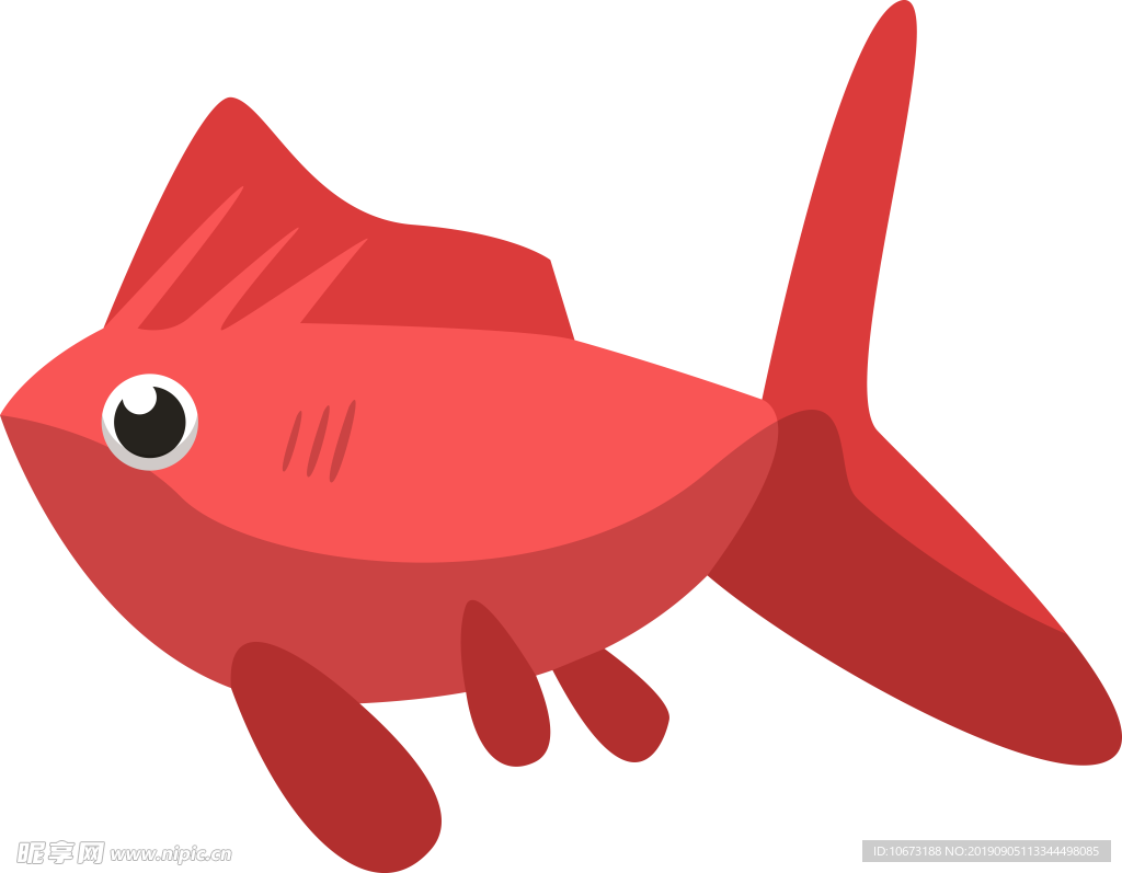 卡通海洋生物
