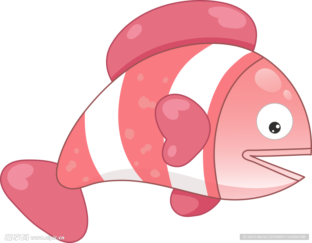 卡通海洋生物