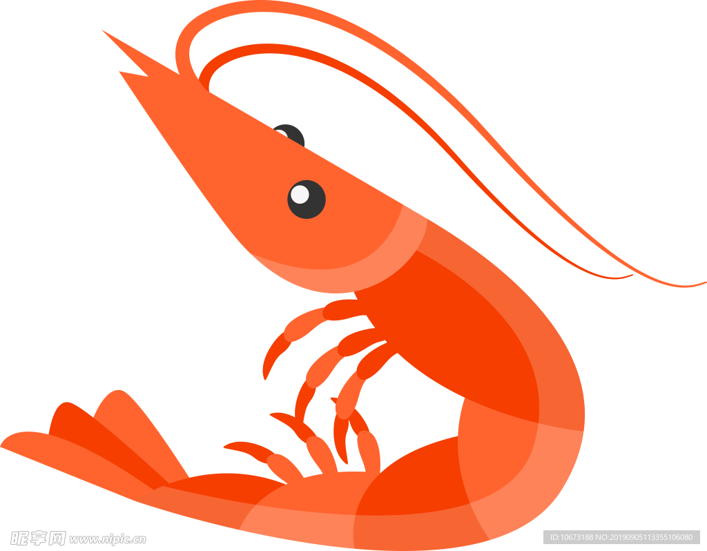 卡通海洋生物
