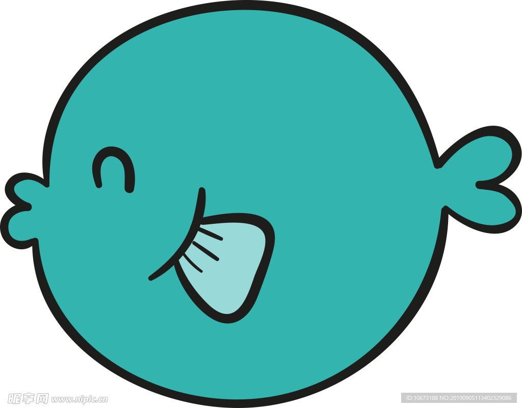 卡通海洋生物