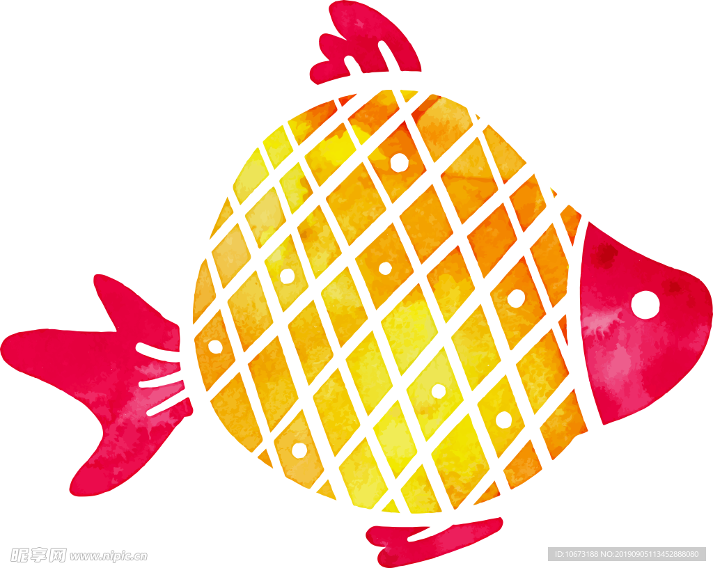 卡通海洋生物