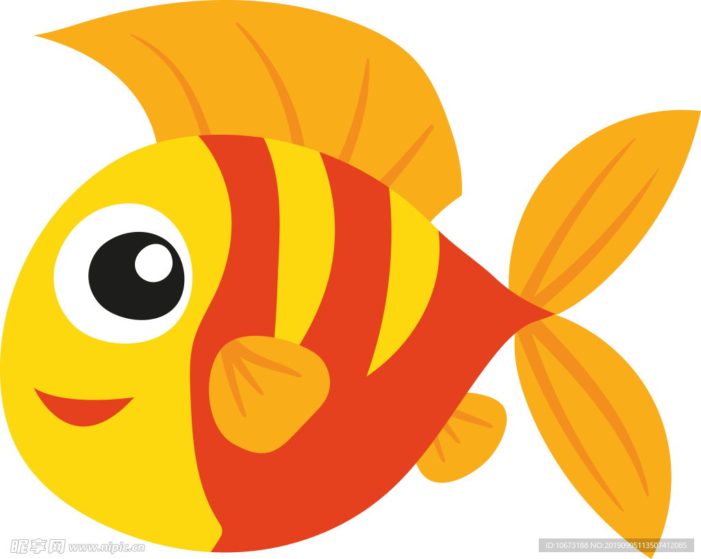 卡通海洋生物