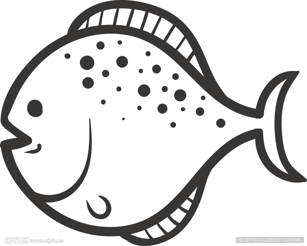 卡通海洋生物