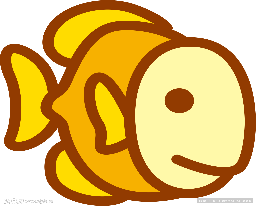 卡通海洋生物