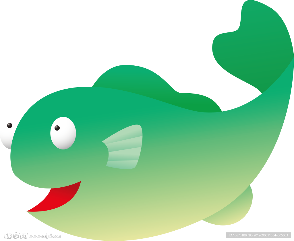 卡通海洋生物
