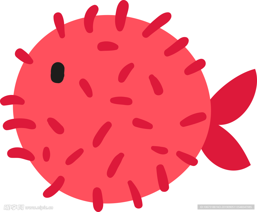 卡通海洋生物