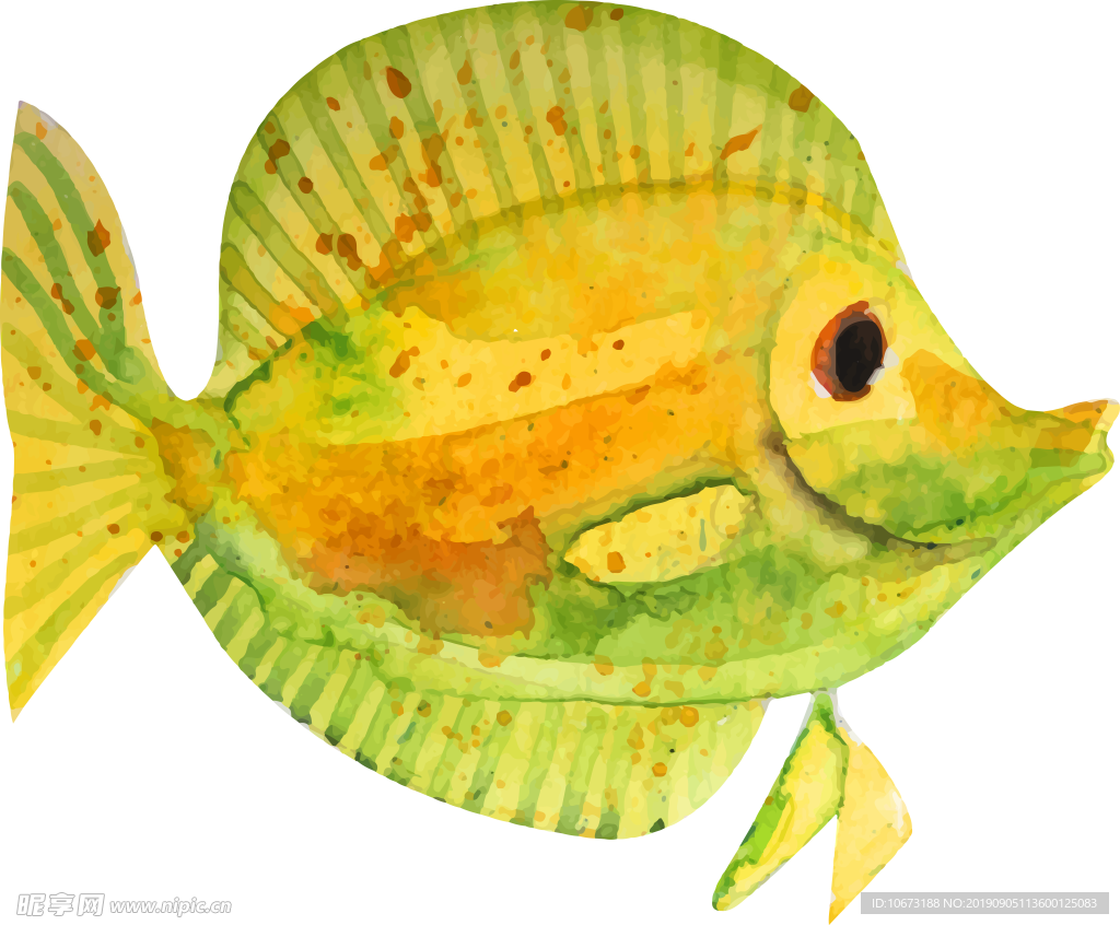 卡通海洋生物