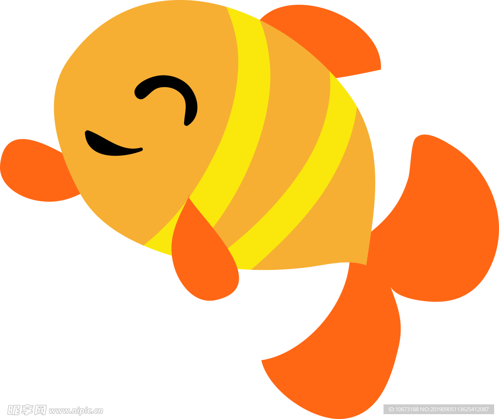 卡通海洋生物