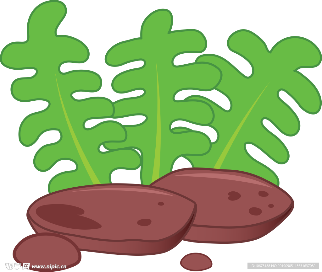 卡通海洋生物