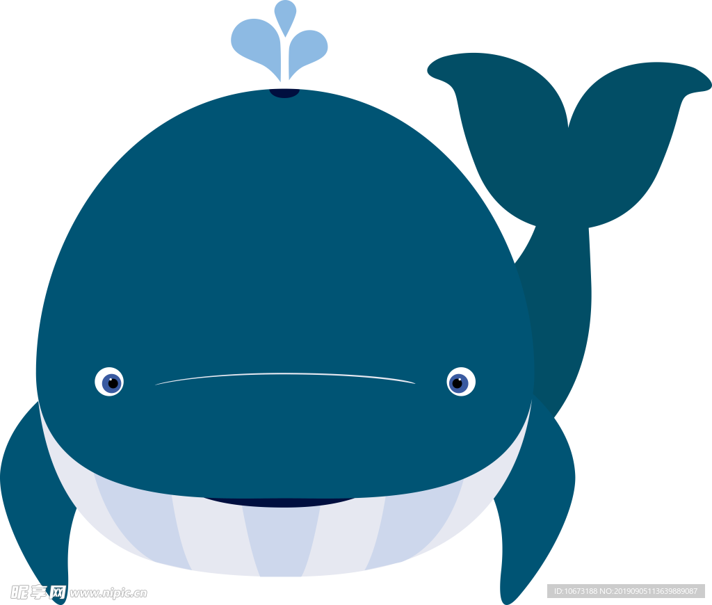 卡通海洋生物