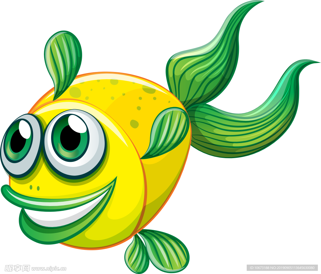 卡通海洋生物