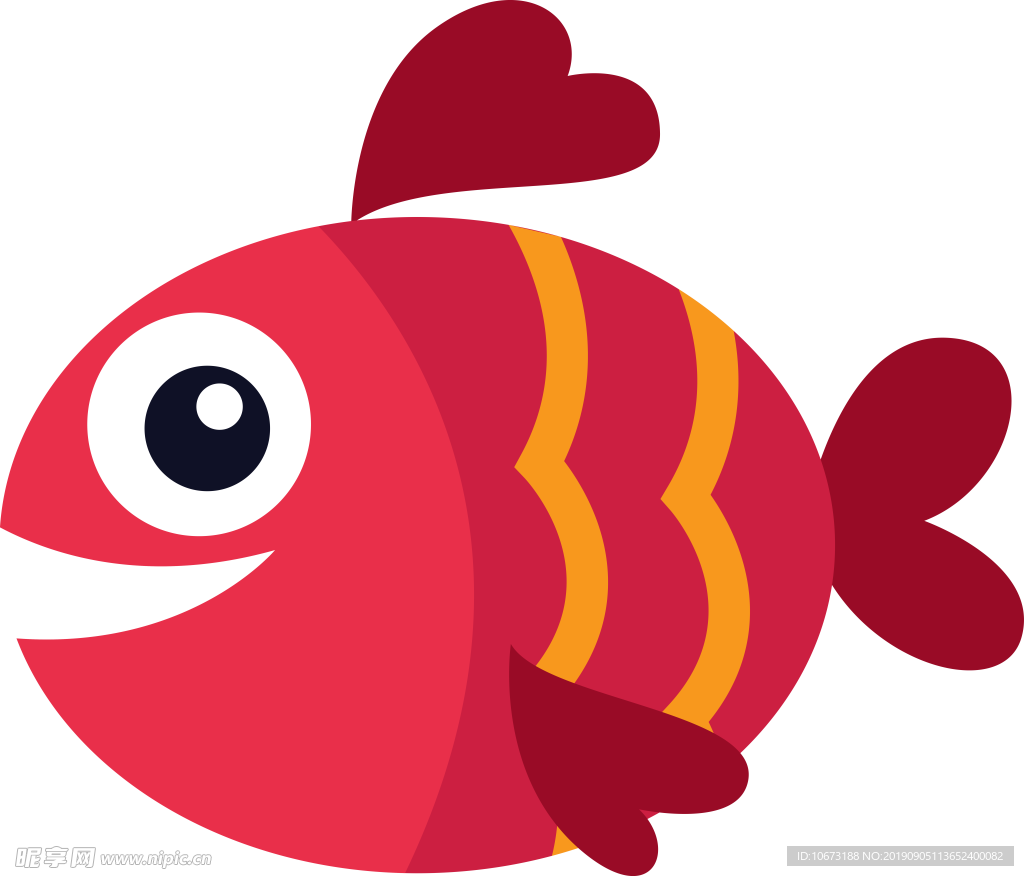 卡通海洋生物