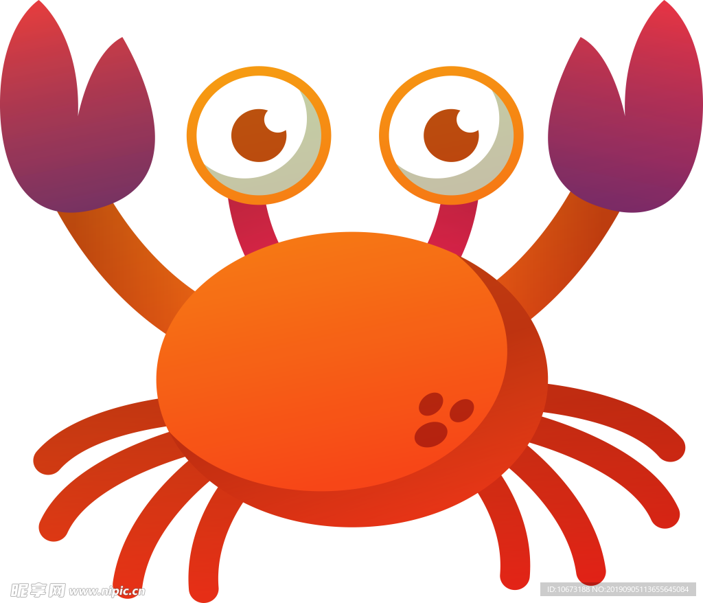 卡通海洋生物