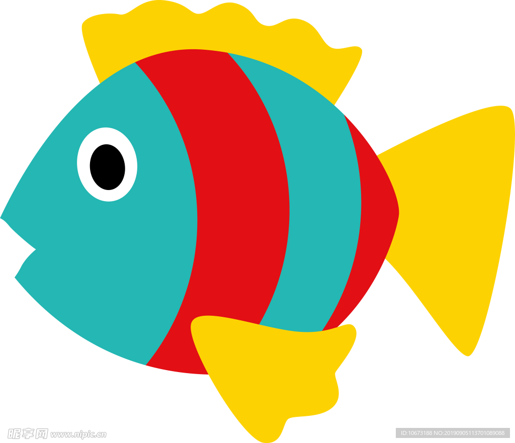 卡通海洋生物