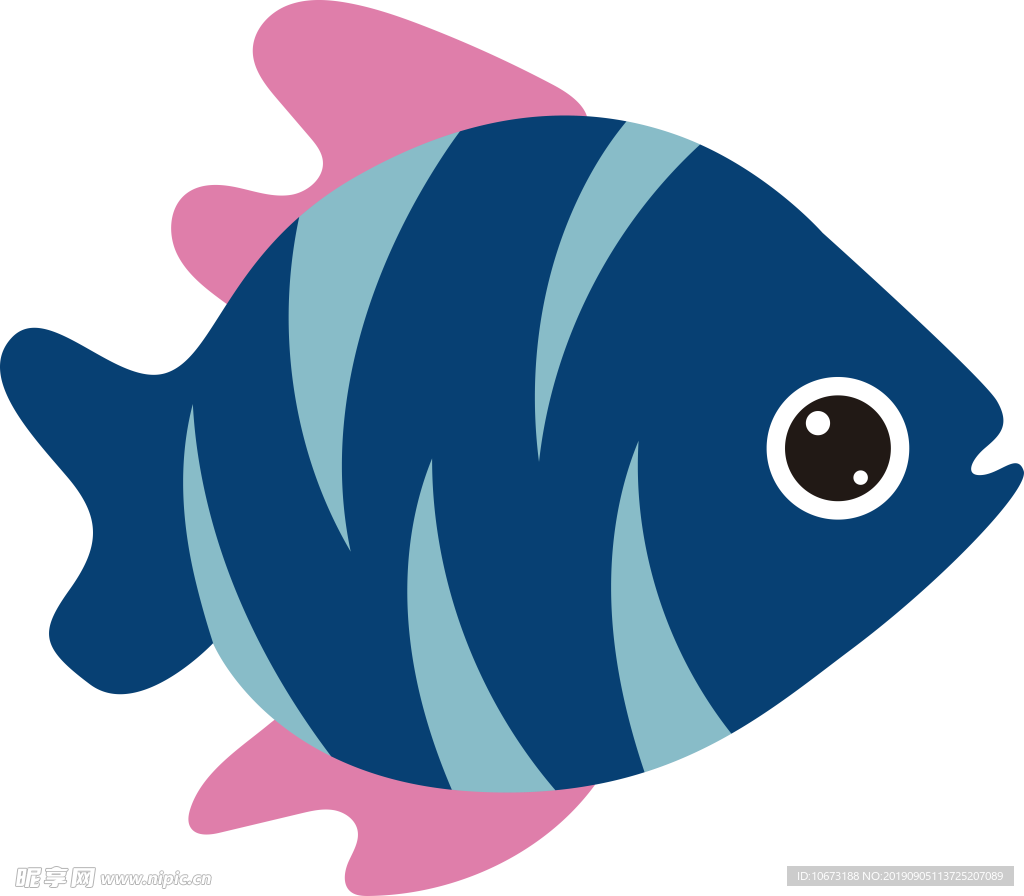 卡通海洋生物