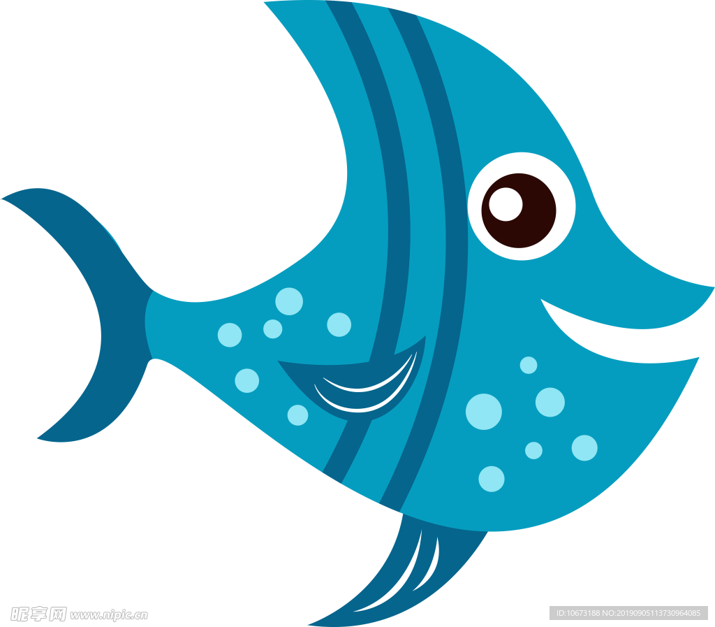卡通海洋生物