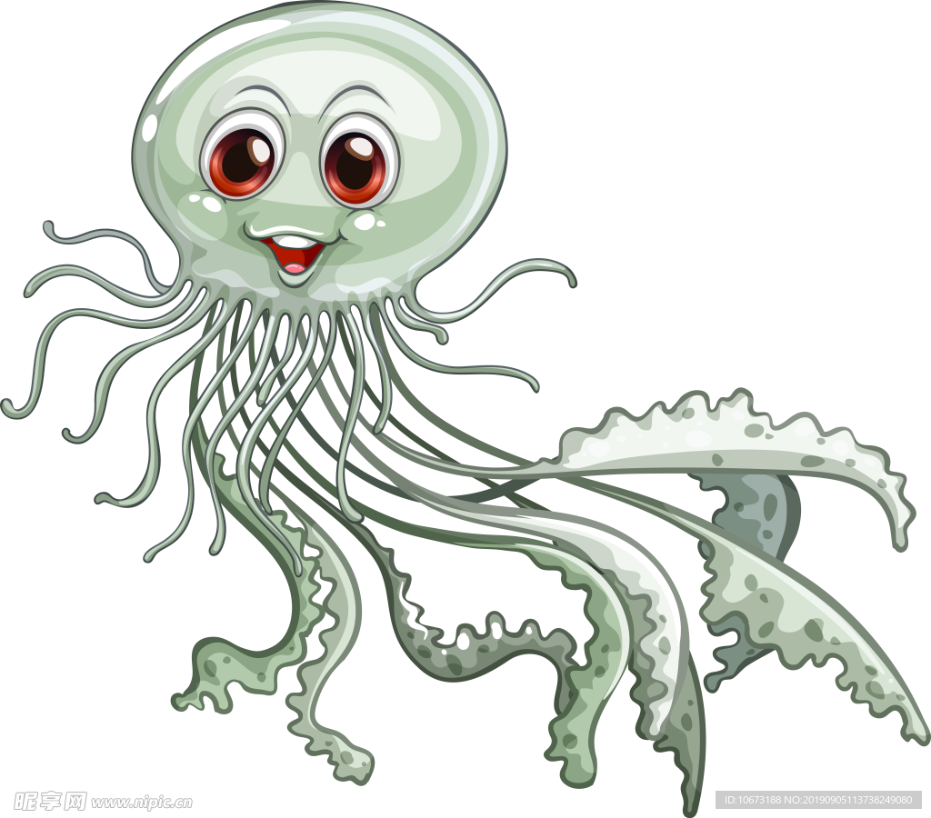 卡通海洋生物