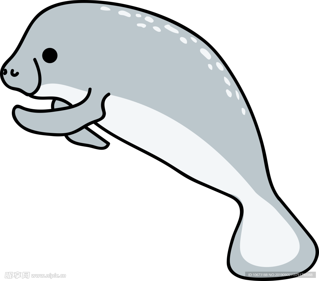 卡通海洋生物