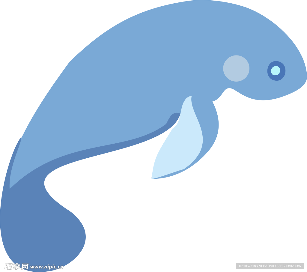 卡通海洋生物