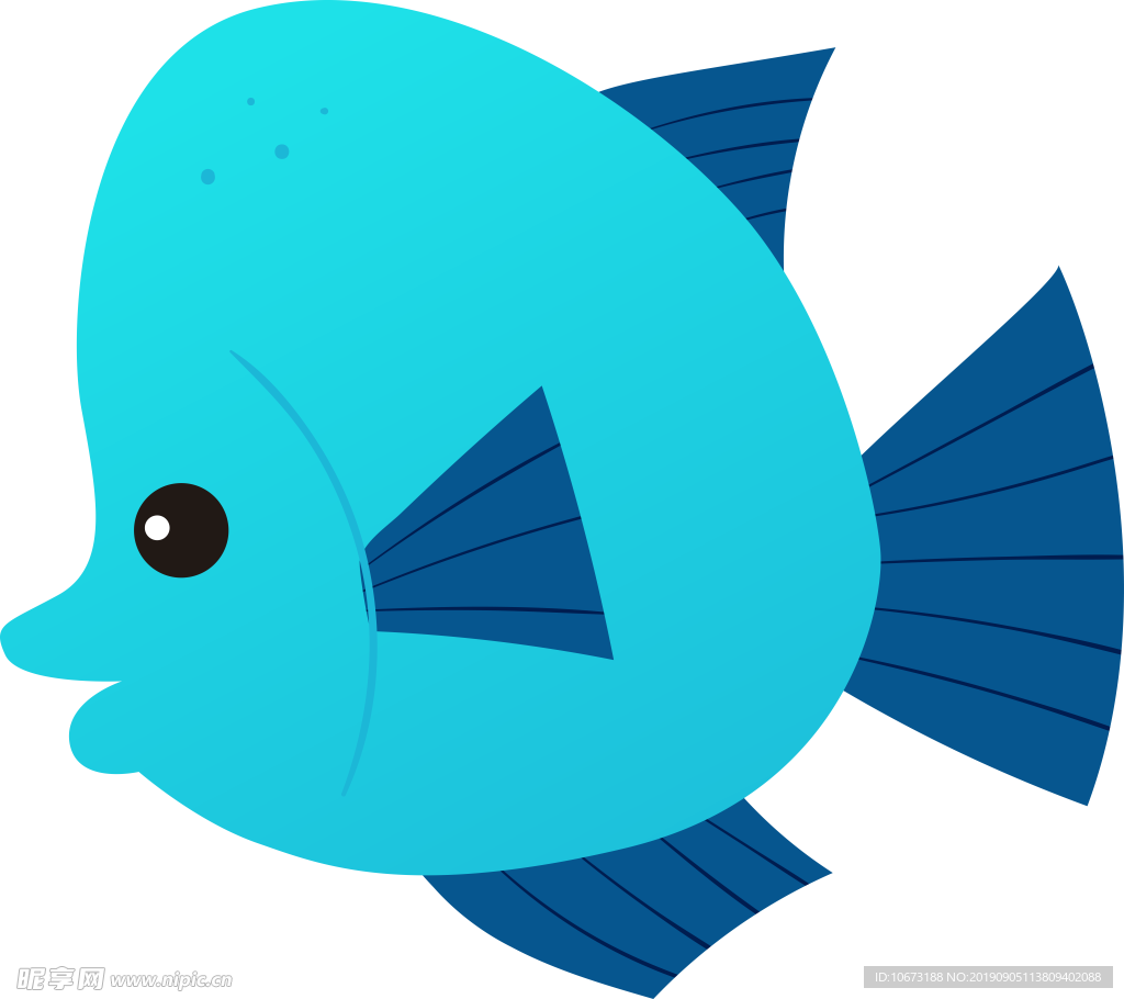 卡通海洋生物