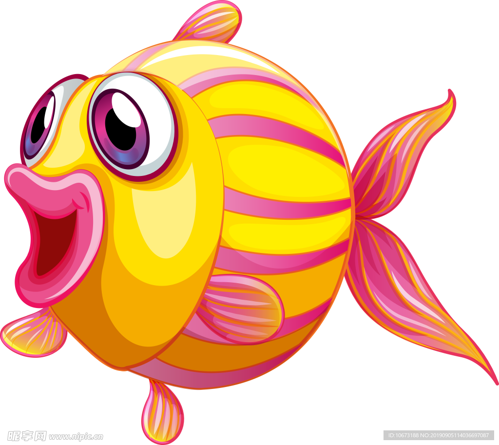 卡通海洋生物