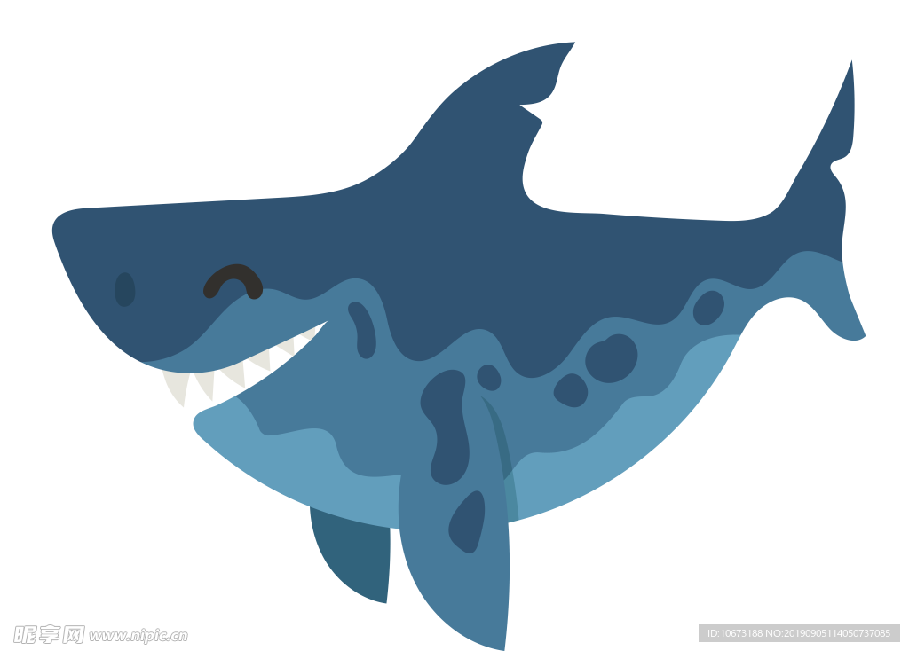 卡通海洋生物