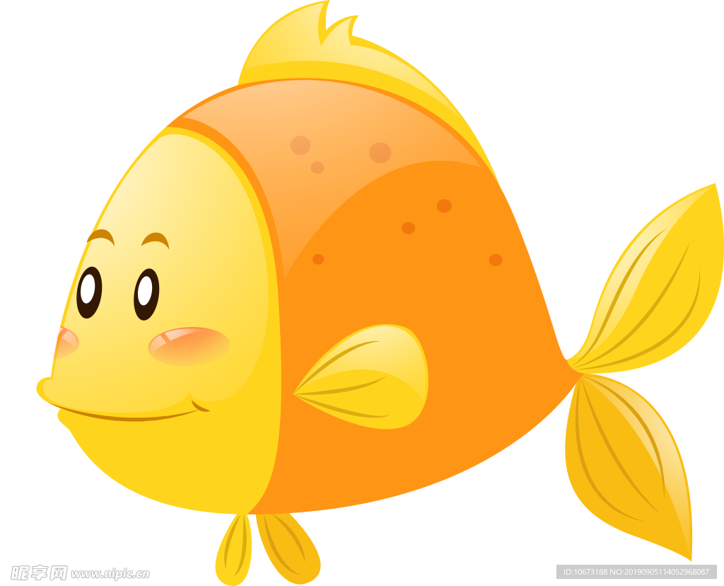 卡通海洋生物