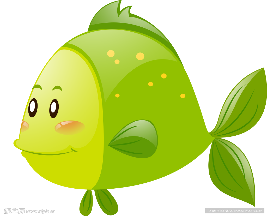 卡通海洋生物