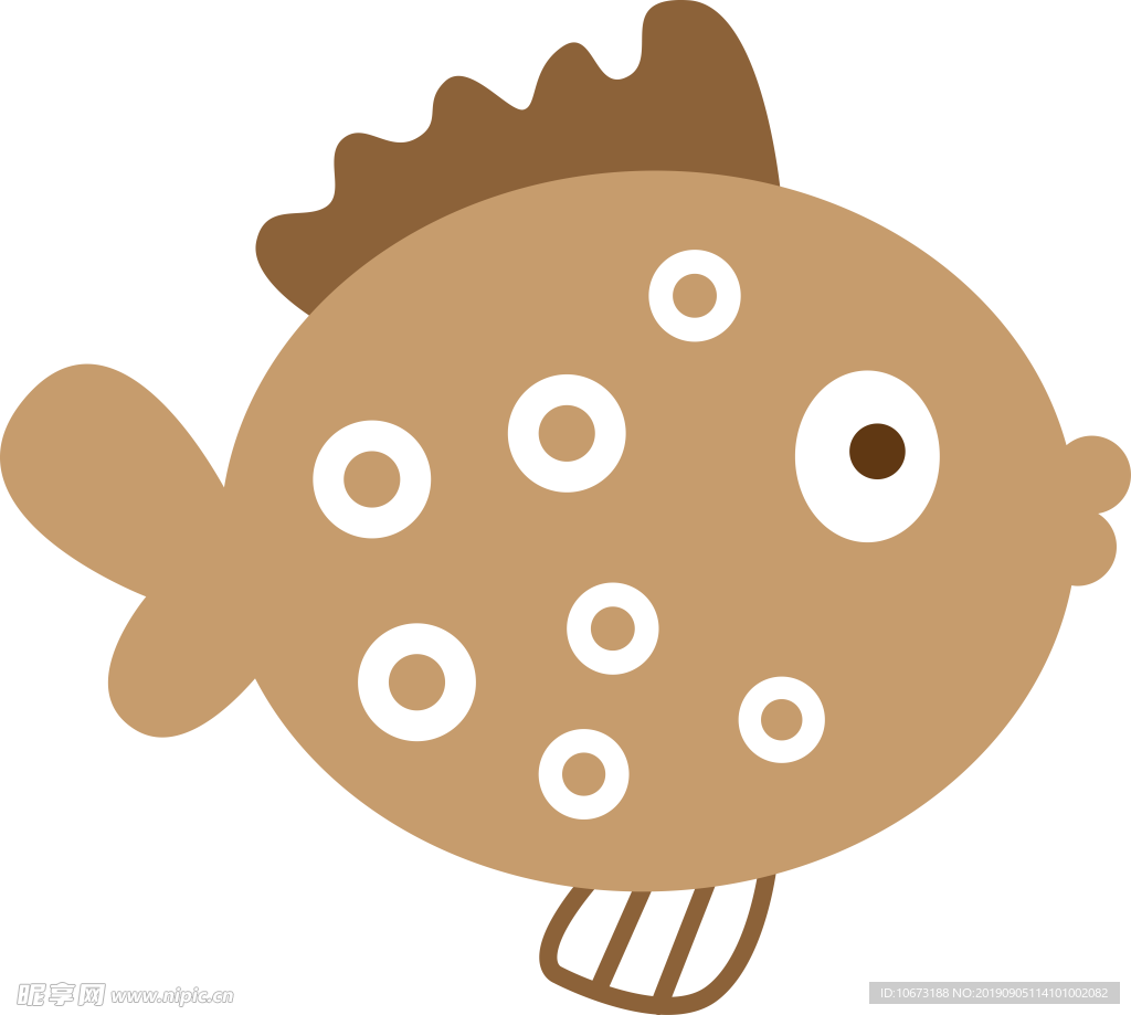 卡通海洋生物
