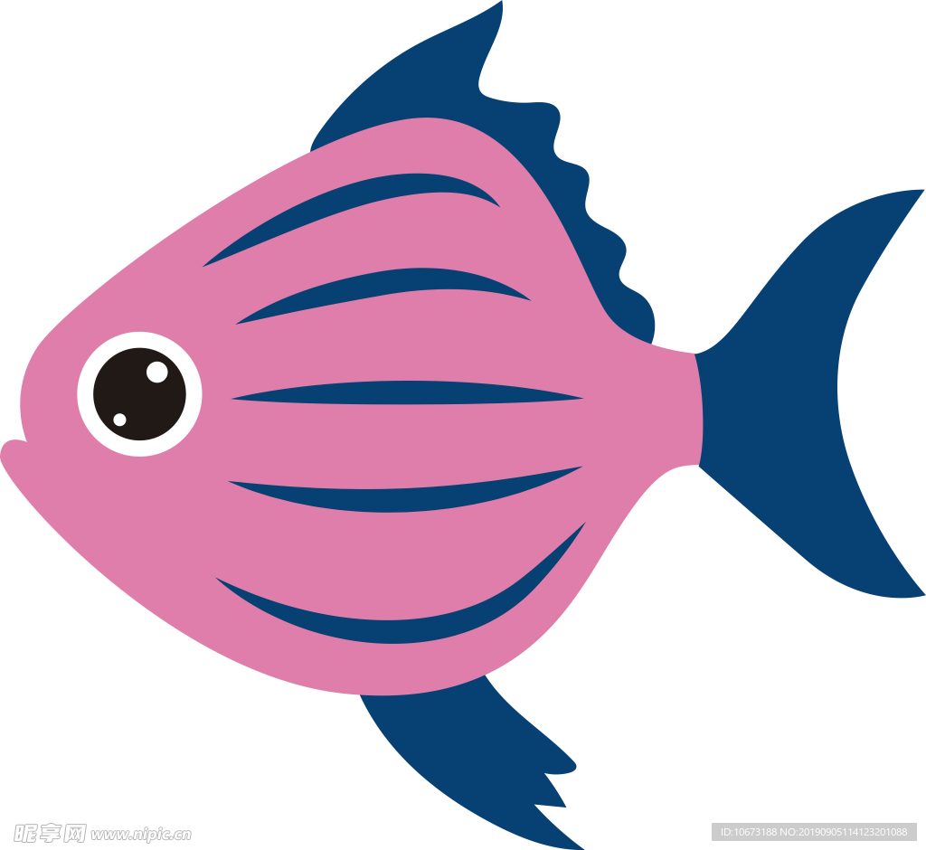 卡通海洋生物