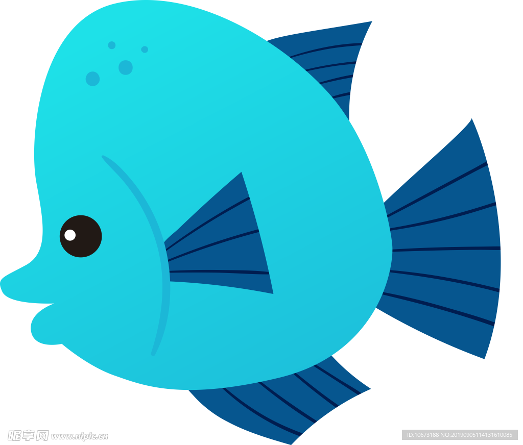 卡通海洋生物