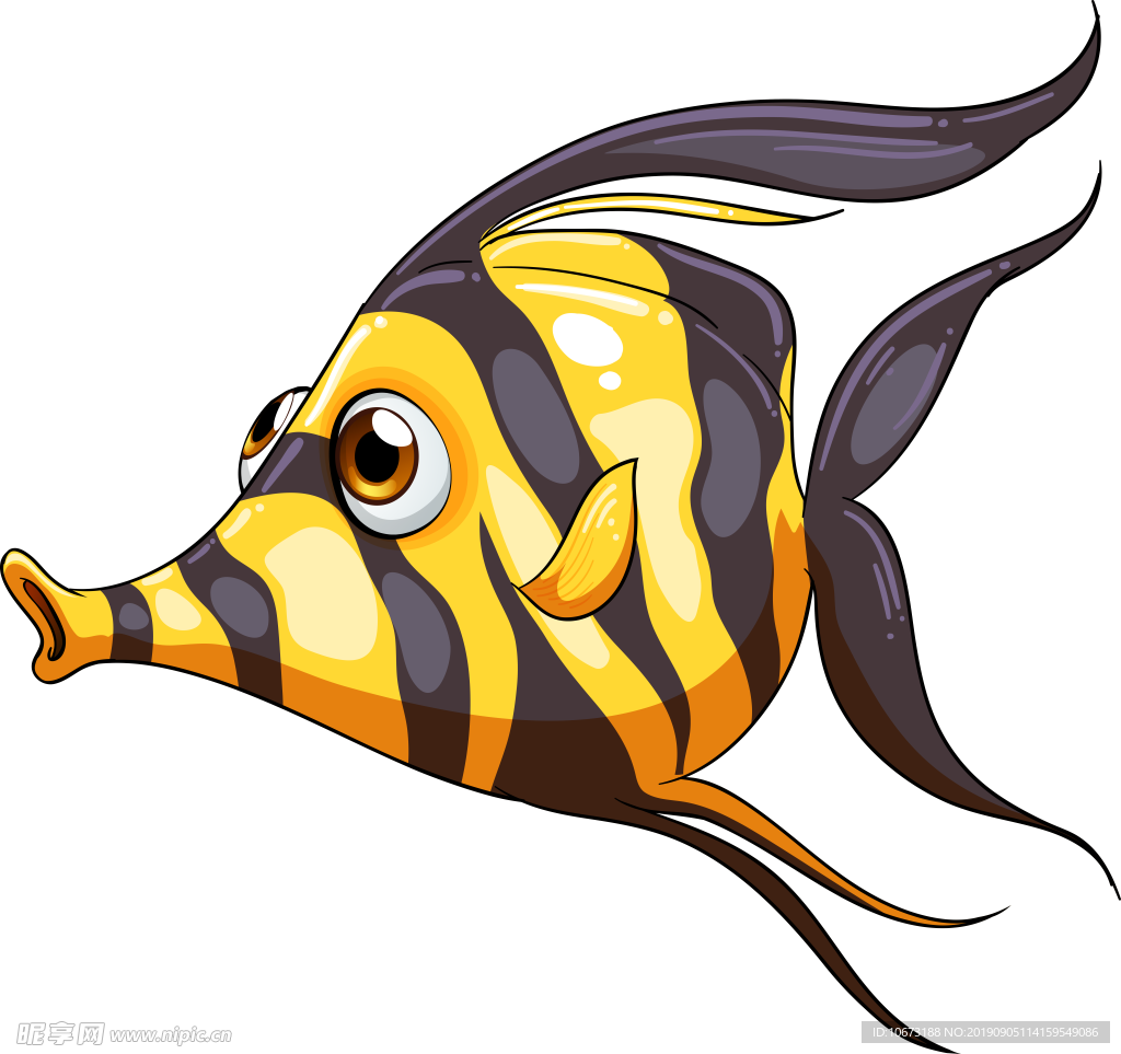 卡通海洋生物
