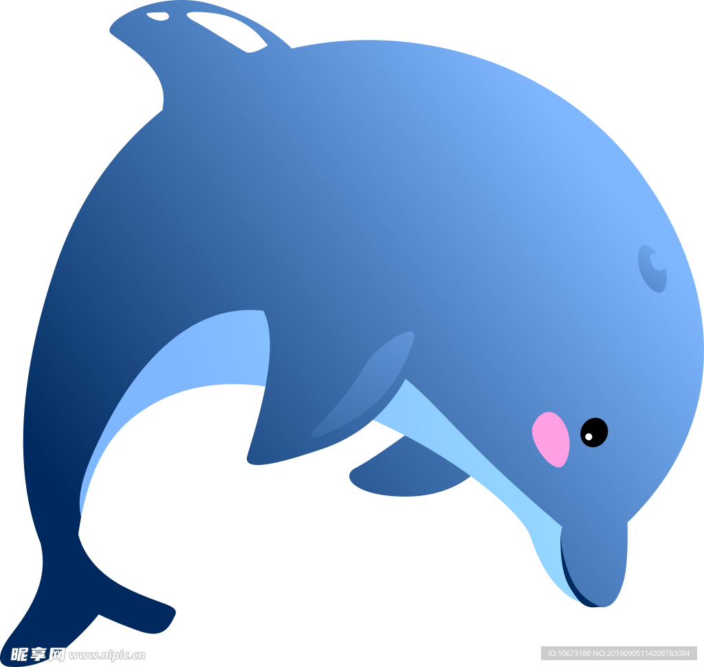 卡通海洋生物